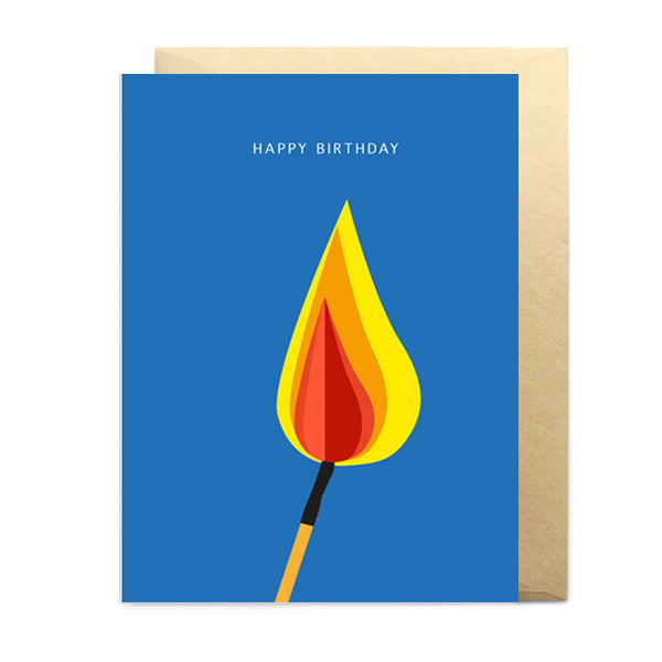 streichholzflamme-happy-birthday klappkarte