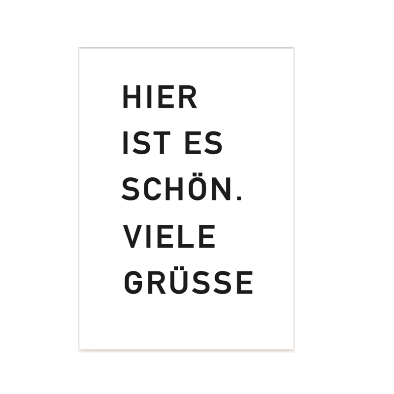 postkarte not the girl who misses much