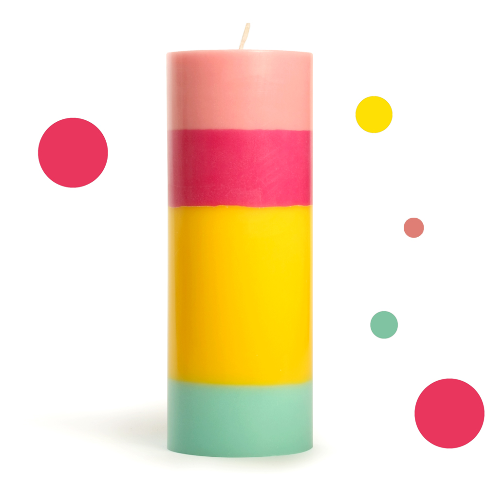 CANDLE Hooray Birthday / Hurra Geburtstag (6 pieces)