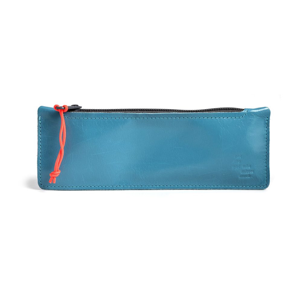 Pencil case LEDER pool with neon (3 pieces)