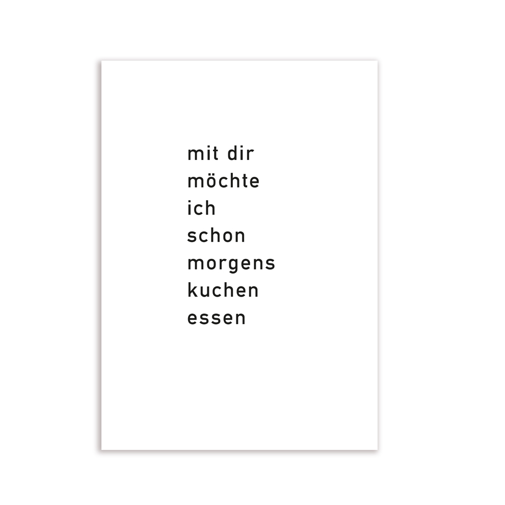 POSTCARD Kuchen (10 pieces)
