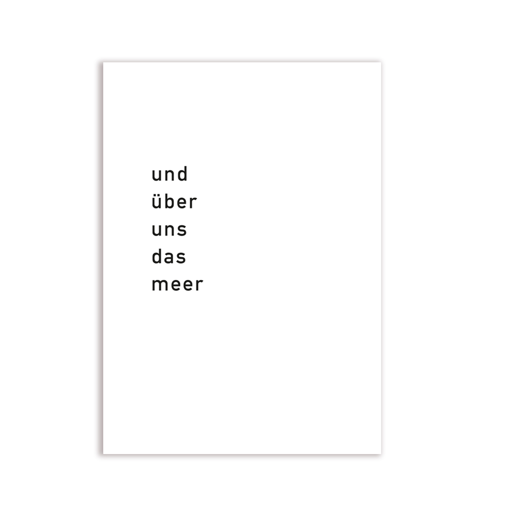 POSTCARD Und über uns das Meer (10 pieces)
