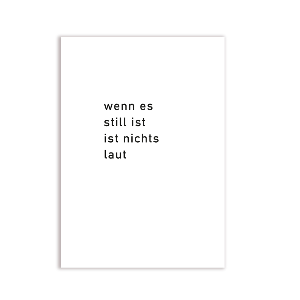 POSTCARD Wenn es still ist... (10 pieces)