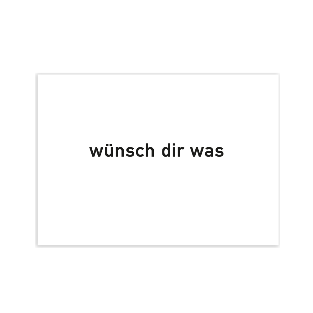 POSTKARTE Wünsch dir was (10 Stück)