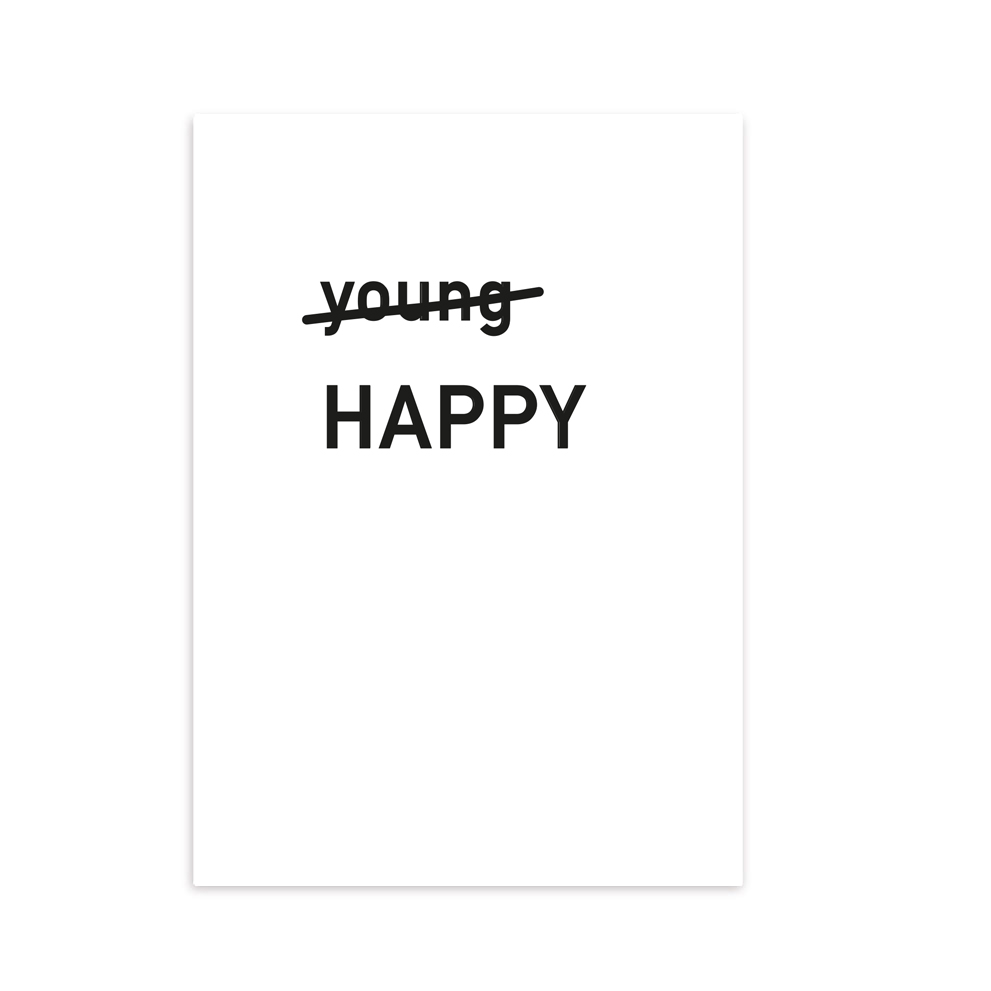 CARTE POSTALE Young / Happy (10 pièces)