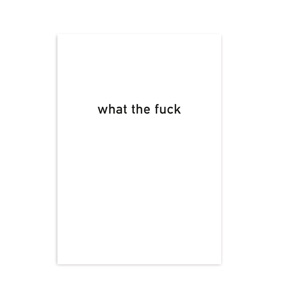 CARTE POSTALE What the fuck (10 pièces)